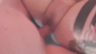 Long curvy tattoo bimbo Mia Blow user seen