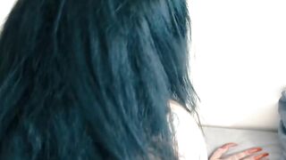 Fat Hot with ebony hair goes on a blind date