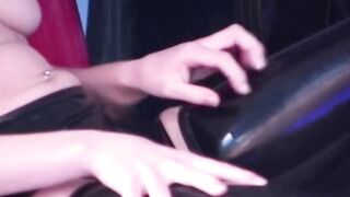 Slaves into latex gets punished