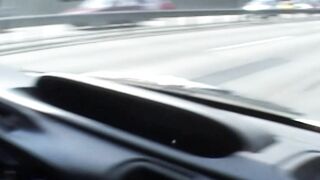 Chicks gets banged into the van