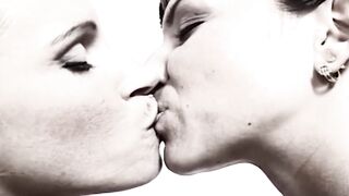 Sexsual lesbians licking their slick twats
