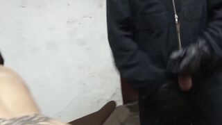 Euro seductress takes it on the gloryhole
