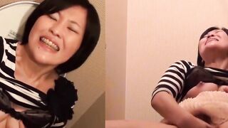 Hidden cam video of Japanese vixen fingering herself
