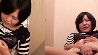 Hidden cam video of Japanese vixen fingering herself