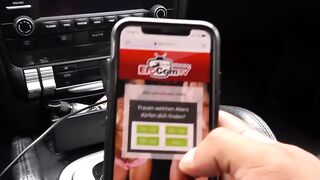 Vehicle sex seen with slender blonde Tania Swank