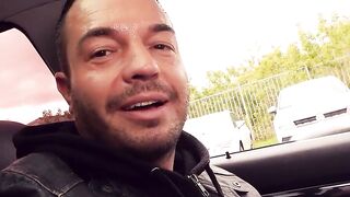 Vehicle sex seen with slender blonde Tania Swank