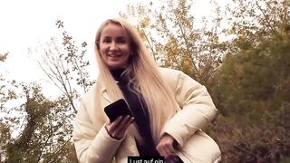 Vehicle sex seen with slender blonde Tania Swank
