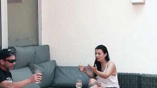 Freaky woman seduces hubby Mirrorman into the bar