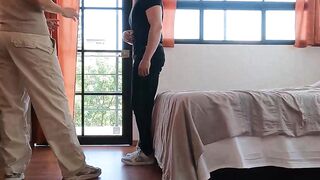 LatinoJuice.com - Big balled Enrique Mudu spread his legs so I can give him a blowjob