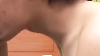 Cute little fairy swallows and rides a massive schlong