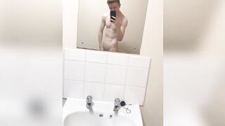 Cute young amateur Alexander Light masturbates in home video