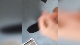 Cute young amateur Alexander Light masturbates in home video