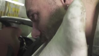 Hunk Manuel Skye sucks his buddies toes and licks his feet