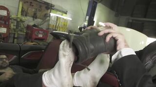 Hunk Manuel Skye sucks his buddies toes and licks his feet