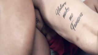 Monster titties woman Nina Vegas picks up her hubby