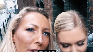 Lesbo blind date with MILF and 19 year old Lena Nitro