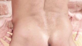 Naughty jock Angelo Godshack masturbating his thick cock