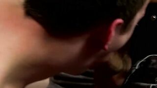 Compelling twink enjoys having his ass fucked bareback style