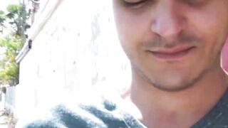 Straight Latino man is barebacked in POV and cums hard