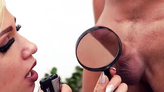 Woman doctor fucks sex pill tester inside doctors office