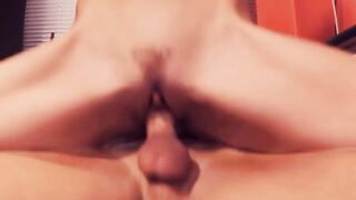 Influencer having a three-hole fucked into a currywurst stall