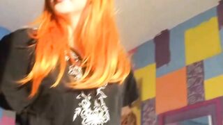 Ginger cosplayer has fun with my rough penis