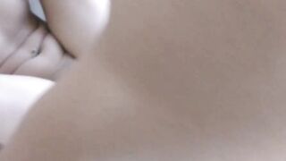 Young snatch fucks 2 long dicks inside a three-way