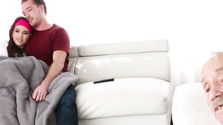 StrokingFamily.com - Family movie night turned into a wild fuck fest
