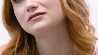 Redhead girl Scarlet Skies is seduced by her older perverted therapist