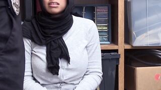 Arab shoplifter Ella Knox is willing to do anything to prevent from going to jail