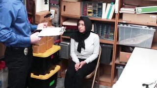 Arab shoplifter Ella Knox is willing to do anything to prevent from going to jail