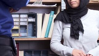 Arab shoplifter Ella Knox is willing to do anything to prevent from going to jail