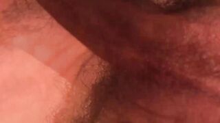 Hairy guy Jack Holden gets his ass hole toyed and his cock jerked