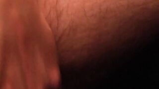 Hairy guy Jack Holden gets his ass hole toyed and his cock jerked