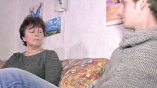 Older boss fucks her young trainee privately