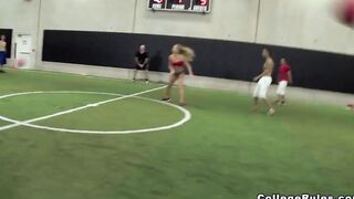 COLLEGE RULES - Payton Simmons, Megan Matthews, Carter Cruise and More Having Fun Games With Their Colleagues