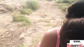 Romantic beachside quickie with an amateur Thai 18 Cherry