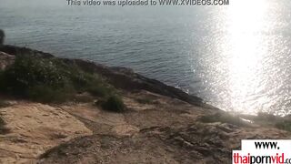 Romantic beachside quickie with an amateur Thai 18 Cherry