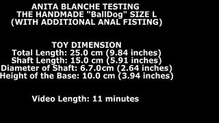 Anita Blanche Testing The Handmade Balldog Size L (With Additional Anal Fisting) TWT090
