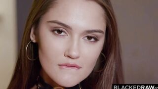 BLACKEDRAW Sonya looks like a camgirl, ride big black dick like a professional