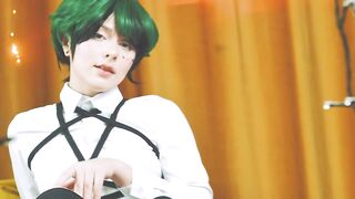 MY VULGAR ACADEMIA: Deku turned inside a Devil chick and wants to nailed as Hell - Cosplay Spooky Boogie HD