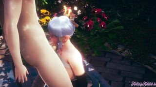 Genshin Impact Cartoon - Ayaka Rough Sex - Japanese manga animated porn