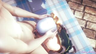 Genshin Impact Cartoon - Ayaka Rough Sex - Japanese manga animated porn