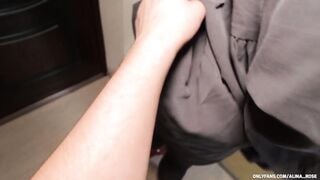 Stepsister came home after the club and gave a nailed - Cum inside Mouth