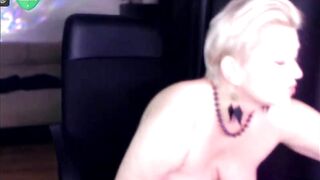 Furious fingered of old slutty bitch AimeeParadise, toy inside twat, lovens on the clitoris! How pretty this bitch is when she ejaculates!