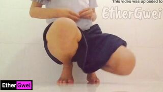 18yo Pinay college girl squirting
