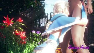 Frozen Anime Disney - Elsa is fuck and head with jizzed inside her mouth and vagina - Japanese manga hentai porn