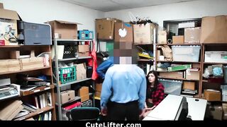 Hipster 19 yo Gangbanged By 2 Security Officers