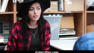 Hipster 19 yo Gangbanged By 2 Security Officers