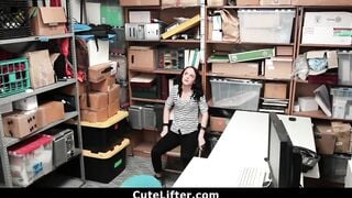 19 Year Old Bound Up and Exposed Stealing By Cop
